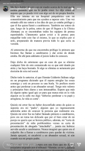 Nano Calderón comunicado Instagram