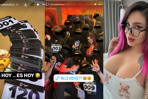 Carla Roseblack, modelo chilena de Arsmate, rompió un récord Guinnes: se acostó con 120 hombres